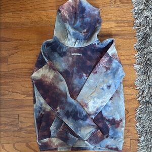 Abercrombie & Fitch Blue and Brown Sweater